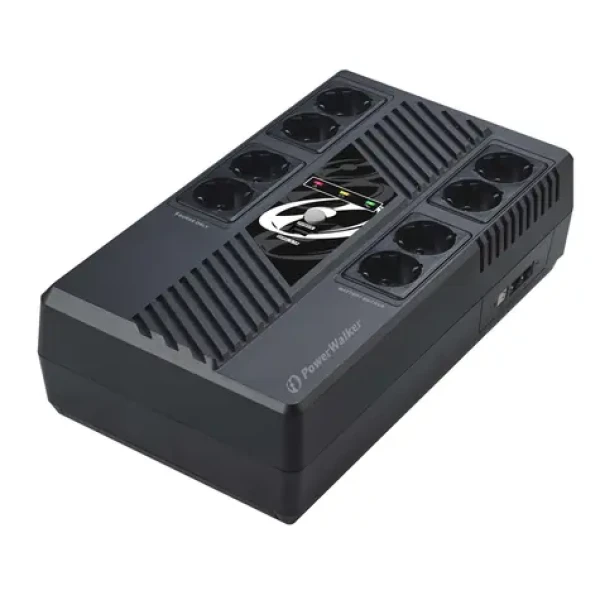 PowerWalker VI 1000 čs / záložný zdroj UPS / 1000 VA / 600 W / 4X Typ F (CEE 7/3) / USB (10121162)