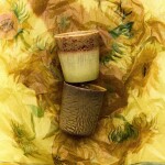 HK living Kameninový hrnček 70's Van Gogh / Sunflowers – sada 2 ks