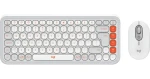 Logitech POP Icon Combo biela / Bezdrôtová sada klávesnice a myši (920-013141)