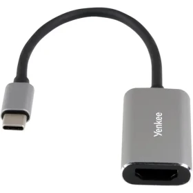 YENKEE YTC 012 USB-C na HDMI adaptér strieborná / 4K / 0.2m (8590669262816)