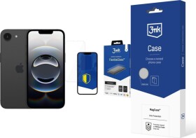 Apple iPhone 16e 5G 8/128GB Czarny (MD1Q4) + FlexibleGlass + Etui MagCase