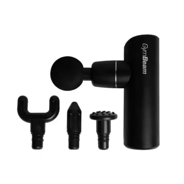 Mini masážna pištoľ Black - GymBeam (čierna) (90943-1-single_variant)