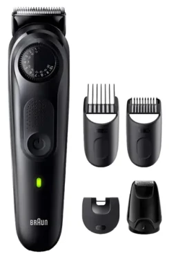 Braun BT 5420 čierna / Zastrihávač fúzov / 100 min prevádzka / 0,5-20 mm / 5 nástavcov (4210201447993)