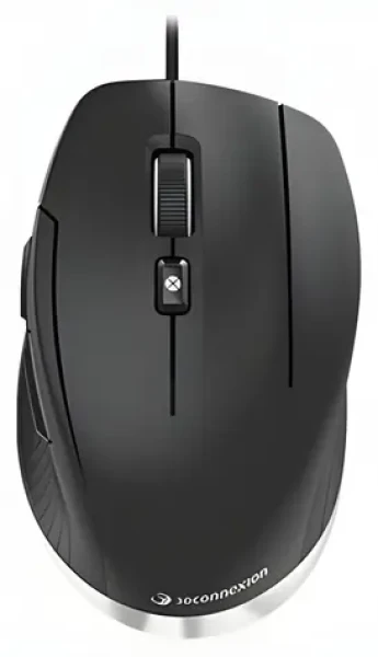 3Dconnexion CadMouse Compact čierna / Myš pre CAD aplikácie / 7200 DPI / drôtová / USB (3DX-700081)