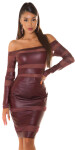 Sexy KouCla Wetlook dress JLo Lookwith mesh Einheitsgroesse