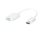 LogiLink CV0059B biela / Adaptér / DisplayPort - VGA / max. 1920×1200 / 15 cm (CV0059B)