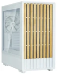 Zalman P10 Namu biela / PC skriňa / Mini Tower / 3x 120 mm fan / USB-A 3.0 / USB-C / drevené doplnky / bez zdroja (P10 Namu white)