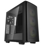 DEEPCOOL CK560 čierna / E-ATX / 2xUSB 3.0 + 1xUSB-C / 3x120 mm + 1x140 mm / bez zdroja / priehľadná bočnica (R-CK560-BKAAE4-G-1)