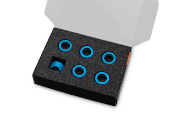 EKWB EK- Quantum Torque Compression Ring 6-Pack HDC 12 - Blue (3831109836002)