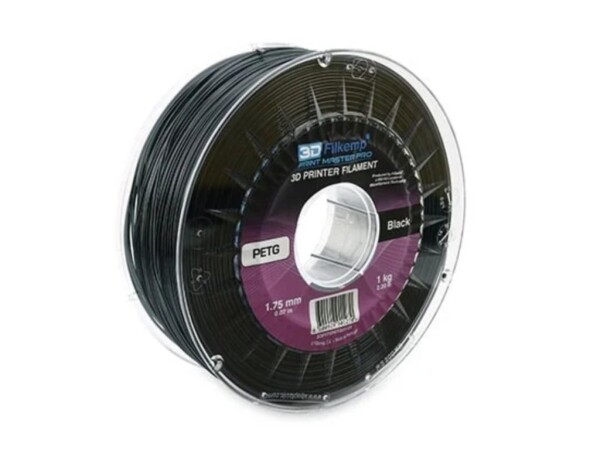 PETG čierny 1,75 mm, 1 kg, Filkemp