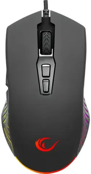 Rampage Spear V2 čierna / Herná optická myš / 12800 DPI / RGB / drôtová / 1000 Hz (SMX-G68)