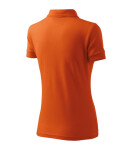Dámske tričko Pique Polo oranžové XL