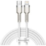 Baseus CATLJK-B02 Kábel USB-C (M) - Lightning (M) 2 m biela / 20W (CATLJK-B02)