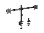Equip čierna / Stolný držiak pre dva monitory / 17-35" / 20 kg na monitor / VESA 100x100 / 360° (650177)