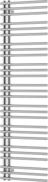 MEXEN - Neptún vykurovací rebrík/radiátor 1600 x 500 mm, 523 W, chróm W101-1600-500-00-01