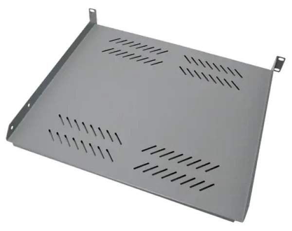 Xtendlan Polica 400mm šedá / Polica do racku / univerzál / 1U / nosnosť 25 kg (CPOLIC1U40-G)