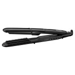 Babyliss ST492E / žehlička na vlasy / para / doštičky 39 x 100 mm / 5 teplôt / 150 - 230 ° C / čierna (ST492E)