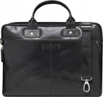 Dbramante Kronborg - 16" (2nd Gen) - Full grain leather bag for notebook until 16" - Black