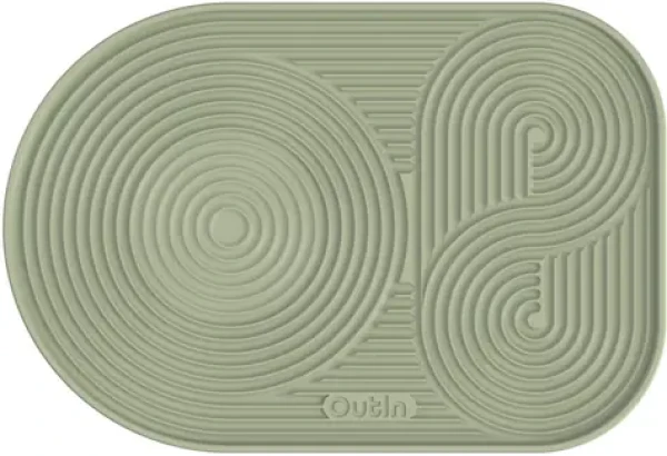 Outin OT-MAT-01 / Silikónová podložka pod kávovar / 25 × 17 cm (OT-MAT-01)