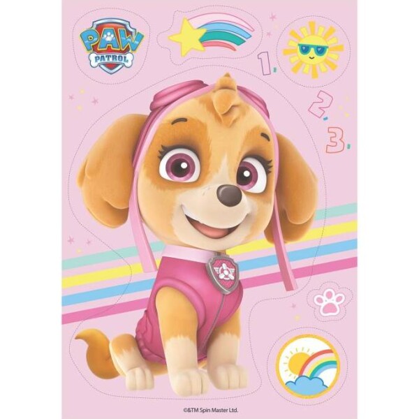 Jedlý papir 20 cm paw patrol skye 14,8x21 cm - Dekora - Dekora