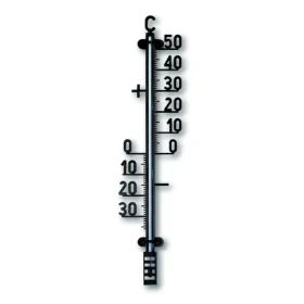 TFA 12.6004 čierna / Nástenný vonkajší teplomer / -30 až 50 ° C / montáž na stenu
