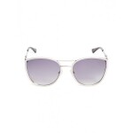 GUESS okuliare Cat Eye Metal Sunglasses silver Strieborná