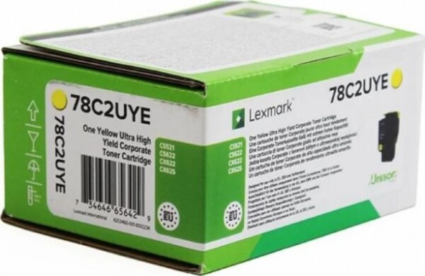 Lexmark 78C2UYE Yellow Originál (78C2UYE)