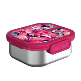 Quokka KAI Pink Bloom / Nádoba na jedlo / nerez / 180 mm x 68.5 mm x 165 mm (8412497402427)