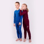 Detské termo tričko Progress MW NDRD merino slivkový melír 116/122 EUR