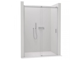 CERANO - Sprchové posuvné dvere Santoro Ľ/P - 8 mm - chróm, transparentné sklo - 100x195 CER-8050BD6956