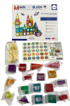 Mamido Mamido Farebná magnetická stavebnica 58 dielov MT1589