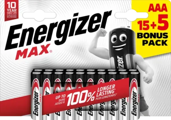 Energizer MAX AAA 20ks