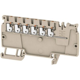 Weidmüller 2503910000 priechodná svorka 3.5 mm pružinová svorka sivá 50 ks; 2503910000