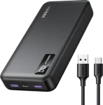 Ugreen PB312 šedá / Powerbanka / 20000mAh / USB-C / rýchle nabíjanie / LED displej (25683)