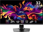 MSI MSI MPG 321URXDE QD-OLED - OLED-Monitor - Gaming - 80 cm (31.5") - 3820 x 2160 4K @ 240 Hz - 1000 cd/m2 - 1500000:1 - DisplayHDR 400 True Black - 0.03 ms - 2xHDMI, DisplayPort, USB-C - Schwarz