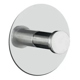 Spirella PUNT-Round okrúhly háčik na uteráky lesklá nerez oceľ / samolepiaci / priemer 60 mm (7610583139849)
