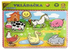 STUDO WOOD Vkladačka Zvieratká na statku