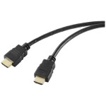 SpeaKa Professional HDMI prepojovací kábel Zástrčka HDMI-A, Zástrčka HDMI-A 1.00 m čierna SP-10481284 8K UHD, PVC plášť HDMI kábel; SP-10481284