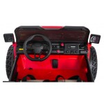 Mamido Elektrické autíčko Extreme Sport 4x4 s premenlivou veľkosťou červené