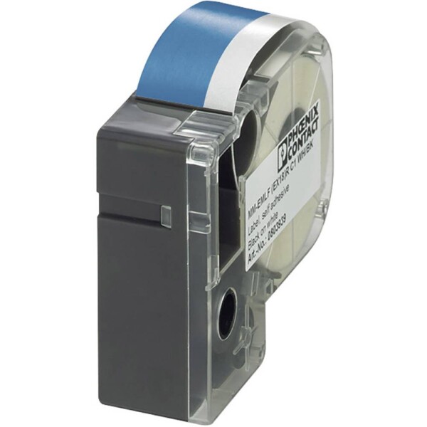 Phoenix Contact 803947 MM-EMLF (EX18)R C1 BU/WH etikety pre termotransferovou tlačiareň Druh montáže: nalepenie modrá, biela 1 ks; 803947