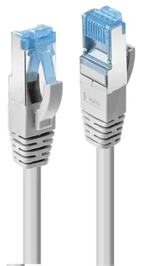 Lindy Cat6A S/FTP 0,3 m šedá / Patch kabel / RJ45-RJ45 / PIMF / LSZH (47130)