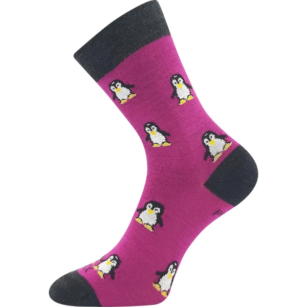 VOXX Ponožky Snowdrop fuxia 1 pár 35-38 119913