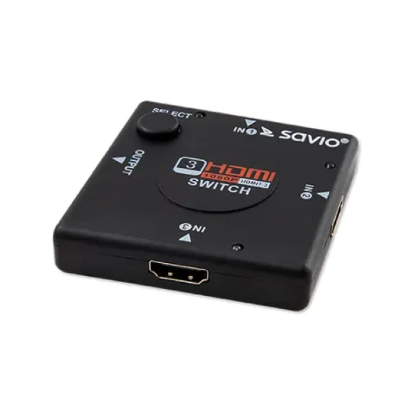 SAVIO CL-26 HDMI prepínač / 3x HDMI vstup (AKCSAVSPL0001)