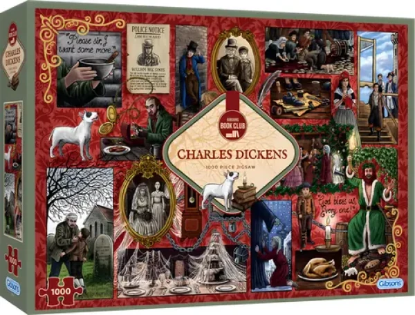 GIBSONS Puzzle Knižný klub: Charles Dickens