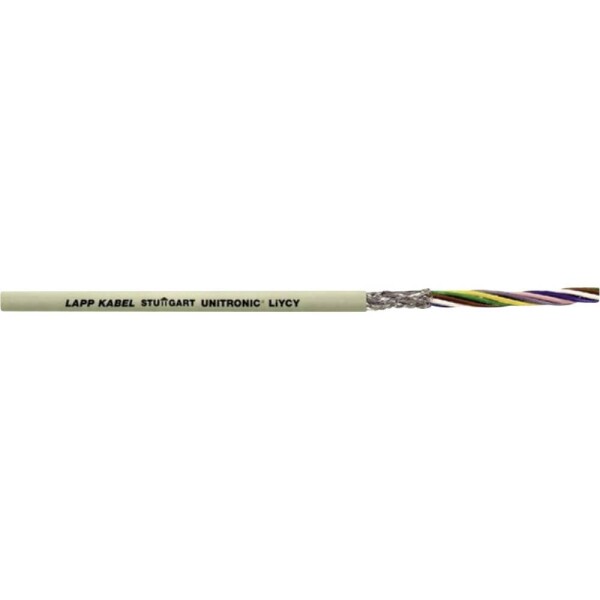 LAPP 0034536/1 dátový kábel UNITRONIC® LiYCY 36 x 0.34 mm² sivá metrový tovar; 0034536/1