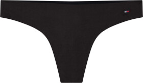 Dámske tangá TH ULTRA SOFT THONG UW0UW03162BDS čierna Tommy Hilfiger