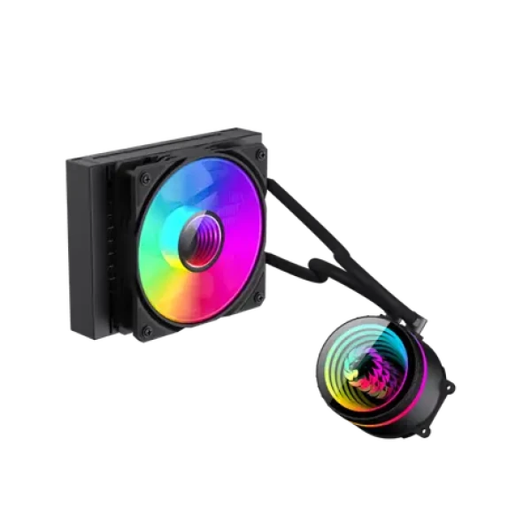 GameMax Iceburg 120 čierna / Vodný chladič CPU / 120 mm (ICEBURG 120 BK)