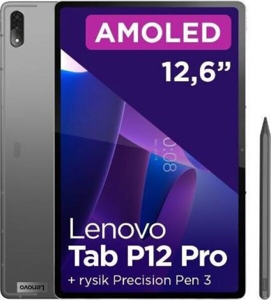 Lenovo Tab P12 Pro 12.6" 256 GB Sivý (ZA9D0085PL)