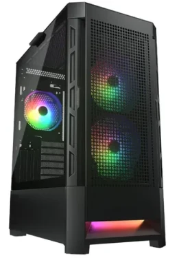 COUGAR Duoface RGB čierna / PC skriňa / E-ATX / ATX / micro-ATX / mini-ITX / RGB / priehľadná bočnica / bez zdroja (CGR-5ZD1B-RGB)