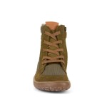 Detská zimná barefoot obuv TEX WOOL GROW Olive, Froddo, G3160234-3, olivová - 34